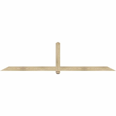 Ekena Millwork Eugene Rough Sawn Timber Gable Bracket, Douglas Fir, 108"W x 27"H x 4"D x 4"F, 6/12 Pitch GBW108X27X0404EUG00RDF